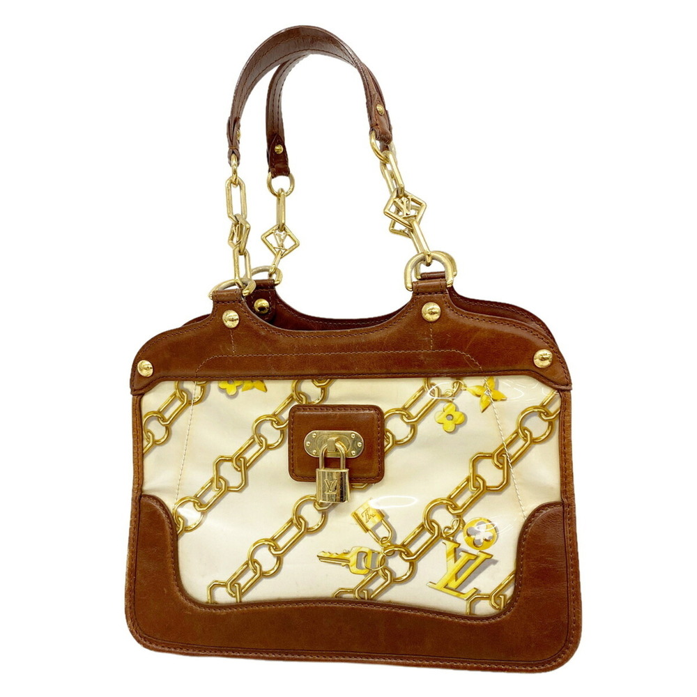 Louis Vuitton Monogram Charm Cabas Handbag M95157 Blanc Women's OP015658
